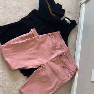 Lauren Conrad mauve jeans